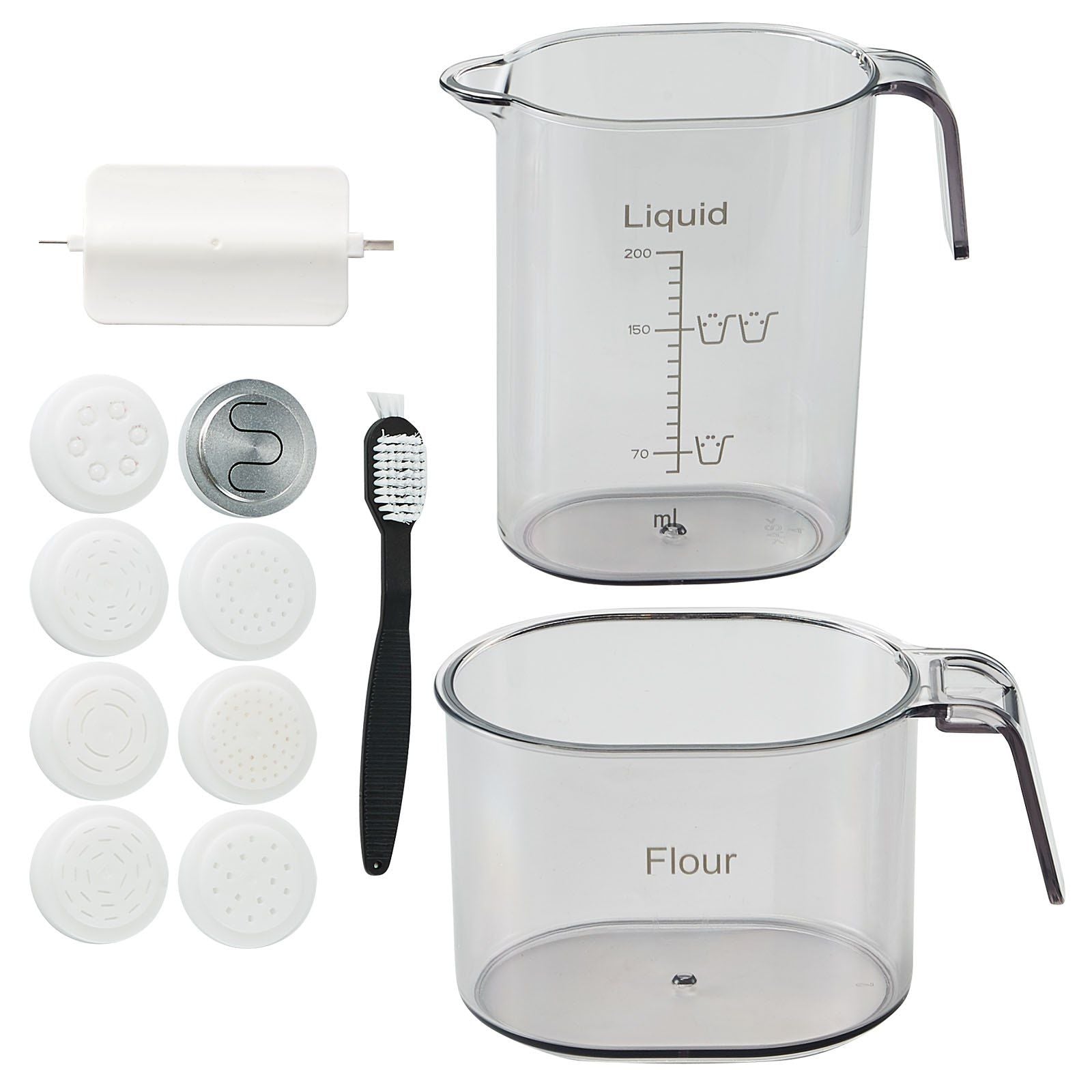 VEVOR Electric Pasta Maker, 150W Automatic Noodle Maker Machine with 8 Pasta Shapes, 4 Intelligent Modes, 500g Flour Capacity Pasta Maker Machine with Measuring Cups, Cleaning Brush for Home Kitchen - JM Variety Store